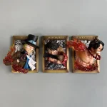ONE PIECE LUFFY, ACE AND SABO MANGA PAGE FIGURES