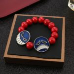 One Piece Cosplay Ace Red Bead NecklaceBracelet