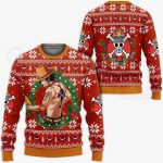 One Piece Portgas Ace Ugly Christmas Sweatshirt