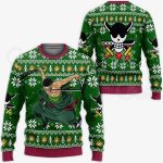 One Piece Santoryu Zoro Ugly Christmas Sweatshirt