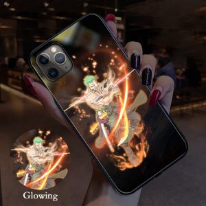 One Piece Zoro LED Glowing Phone Case