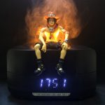 One Piece creative tide play flame Ace Luffy Gear 5 aromatherapy humidifier clock Bluetooth audio