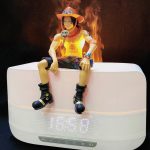 One Piece creative tide play flame Ace Luffy Gear 5 aromatherapy humidifier clock Bluetooth audio