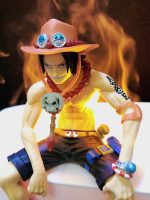 One Piece creative tide play flame Ace Luffy Gear 5 aromatherapy humidifier clock Bluetooth audio