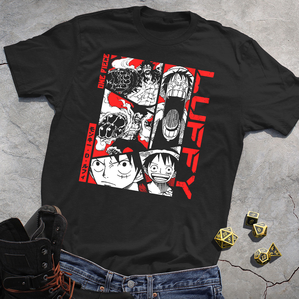 Luffy - One Piece Manga Panel T-Shirt