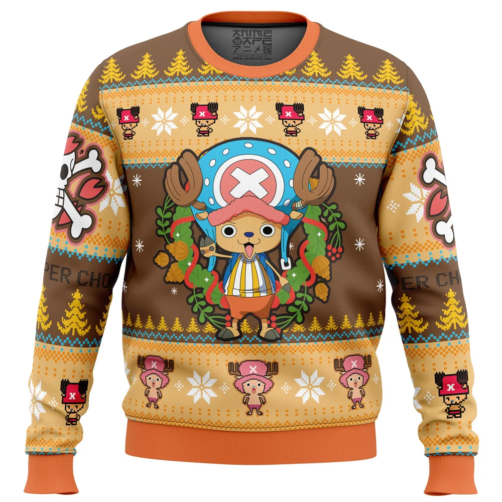 Christmas Tony Chopper One Piece Ugly Christmas Sweatshirt