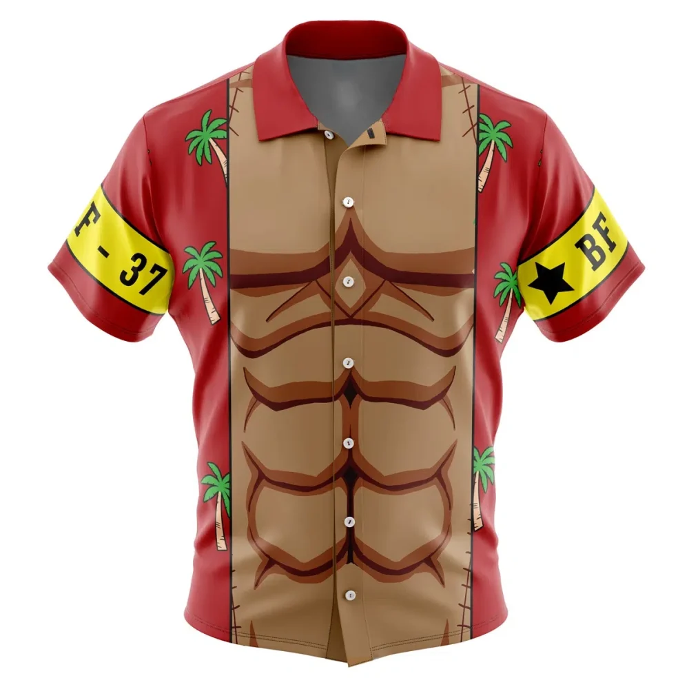 Franky One Piece Button Up Hawaiian Shirt