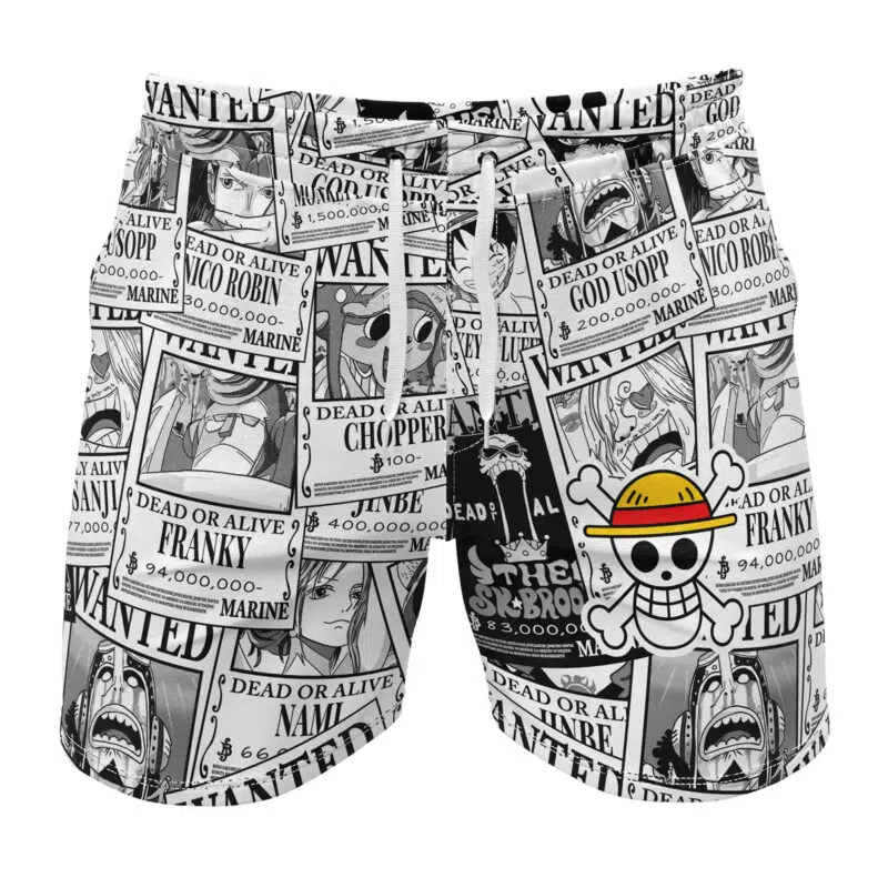 Aloha Strawhat Wanted One Piece Shorts