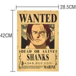 One Piece Wanted Poster - Wanted Shanks Bounty