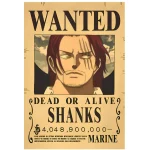 One Piece Wanted Poster - Wanted Shanks Bounty