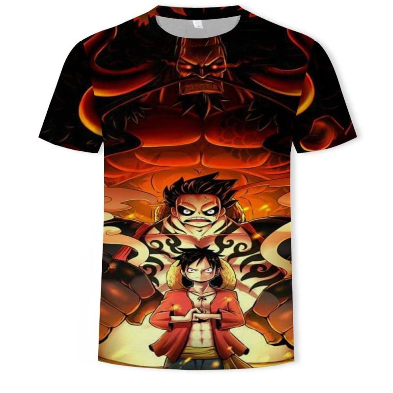 Devil Luffy One Piece Cosplay T-Shirt