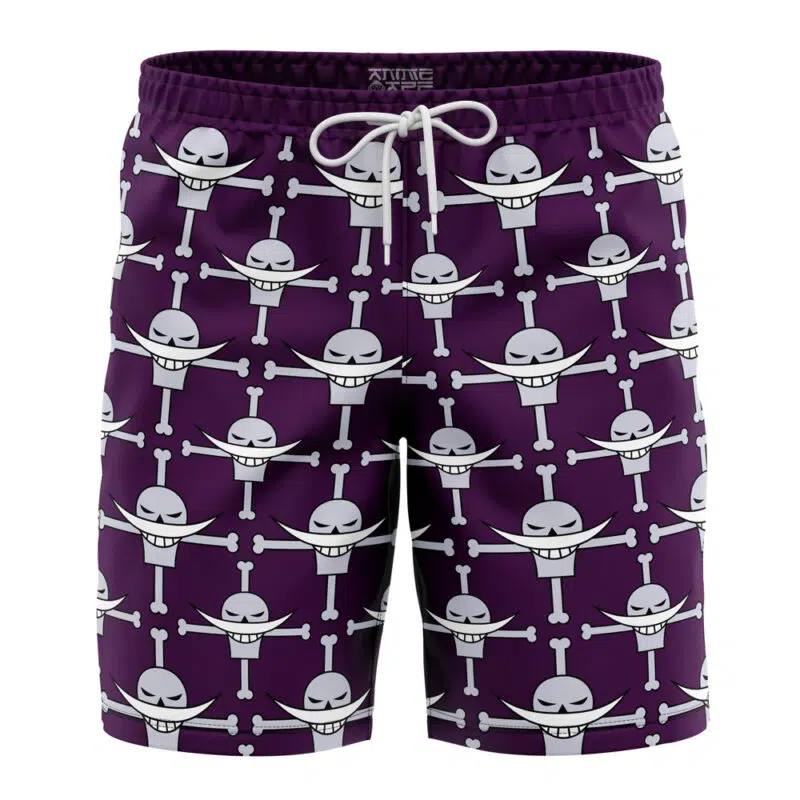 Whitebeard Jolly Roger One Piece Board Shorts Swim Trunks