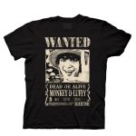 One Piece T-shirts – Luffy Wanted Live-Action Straw Hat Crew T-shirt