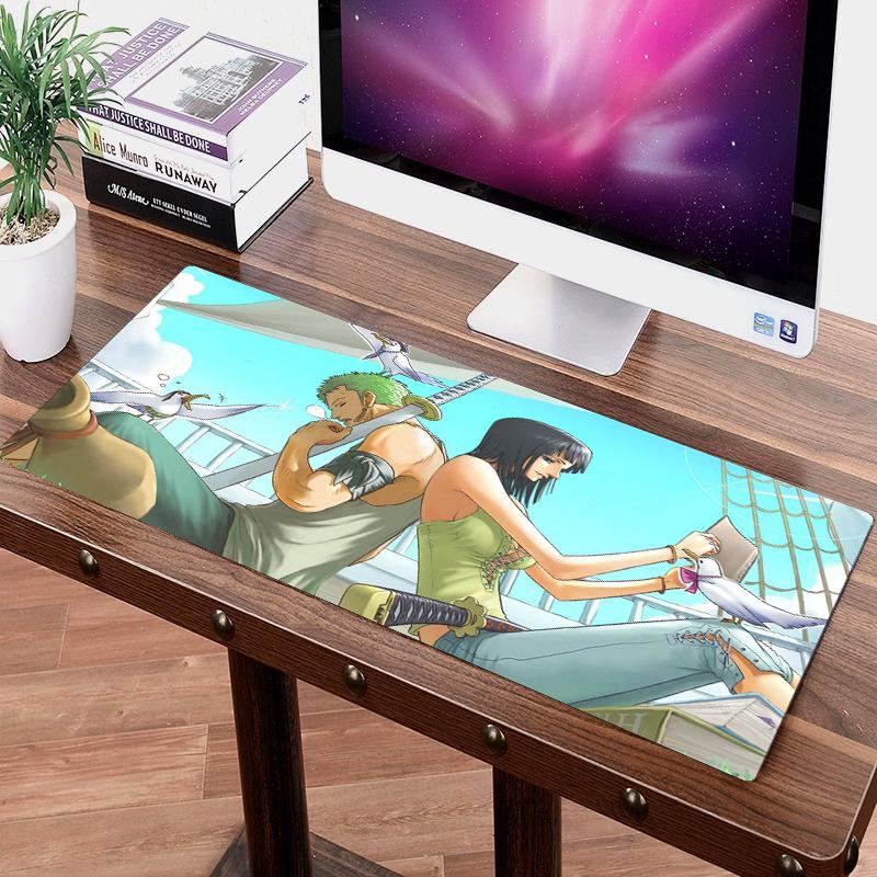 One Piece Mouse Pad-Nico Robin x Roronoa Zoro Big Mouse Pad