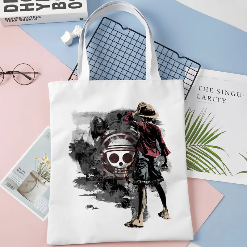 One Piece Bag - One Piece Anime Tote Bag Canvas