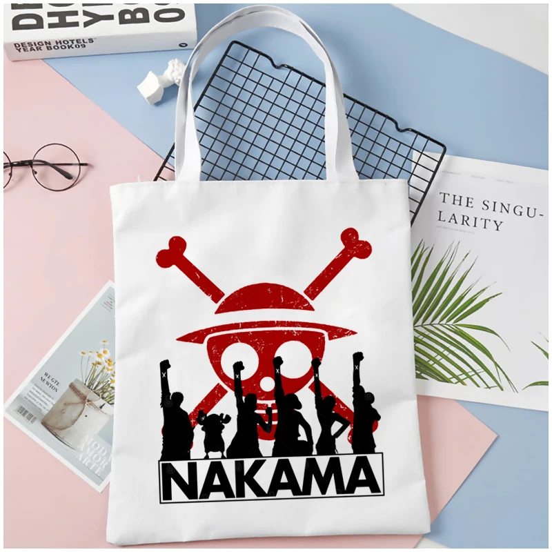 One Piece Bag - One Piece Anime Tote Bag Canvas