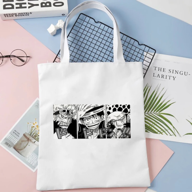 One Piece Bag - One Piece Anime Tote Bag Canvas