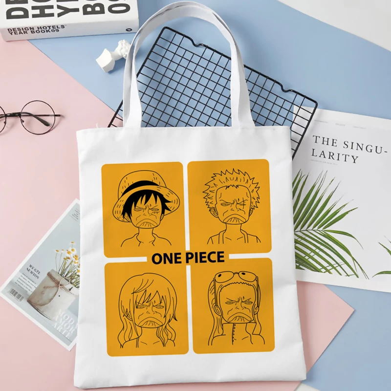 One Piece Bag - One Piece Anime Tote Bag Canvas