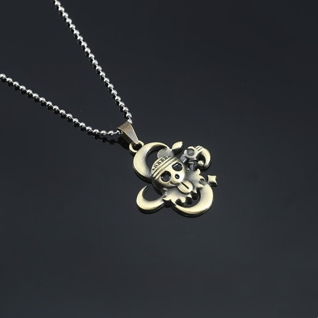 One Piece Necklace - Anime One Piece Zoro Necklace Zin Alloy
