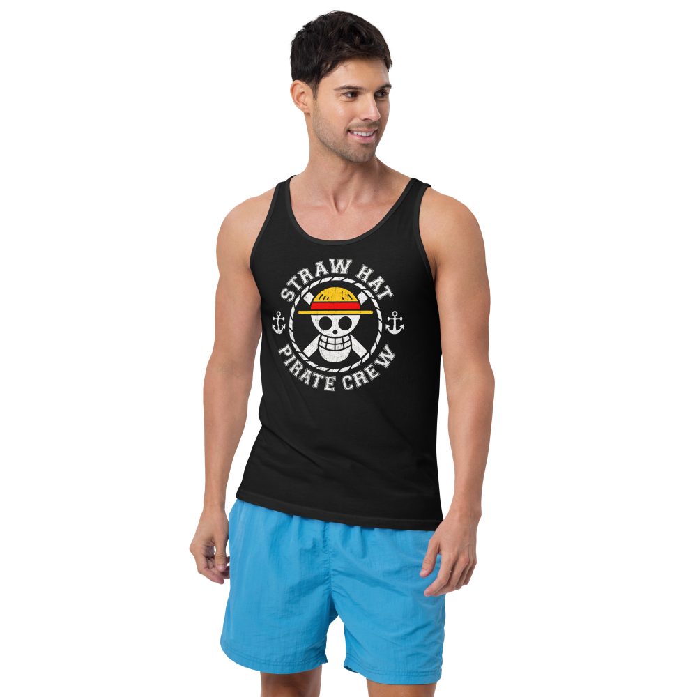 One Piece Tank Top - One Piece Straw Hat Pirate Crew Unisex Tank Top