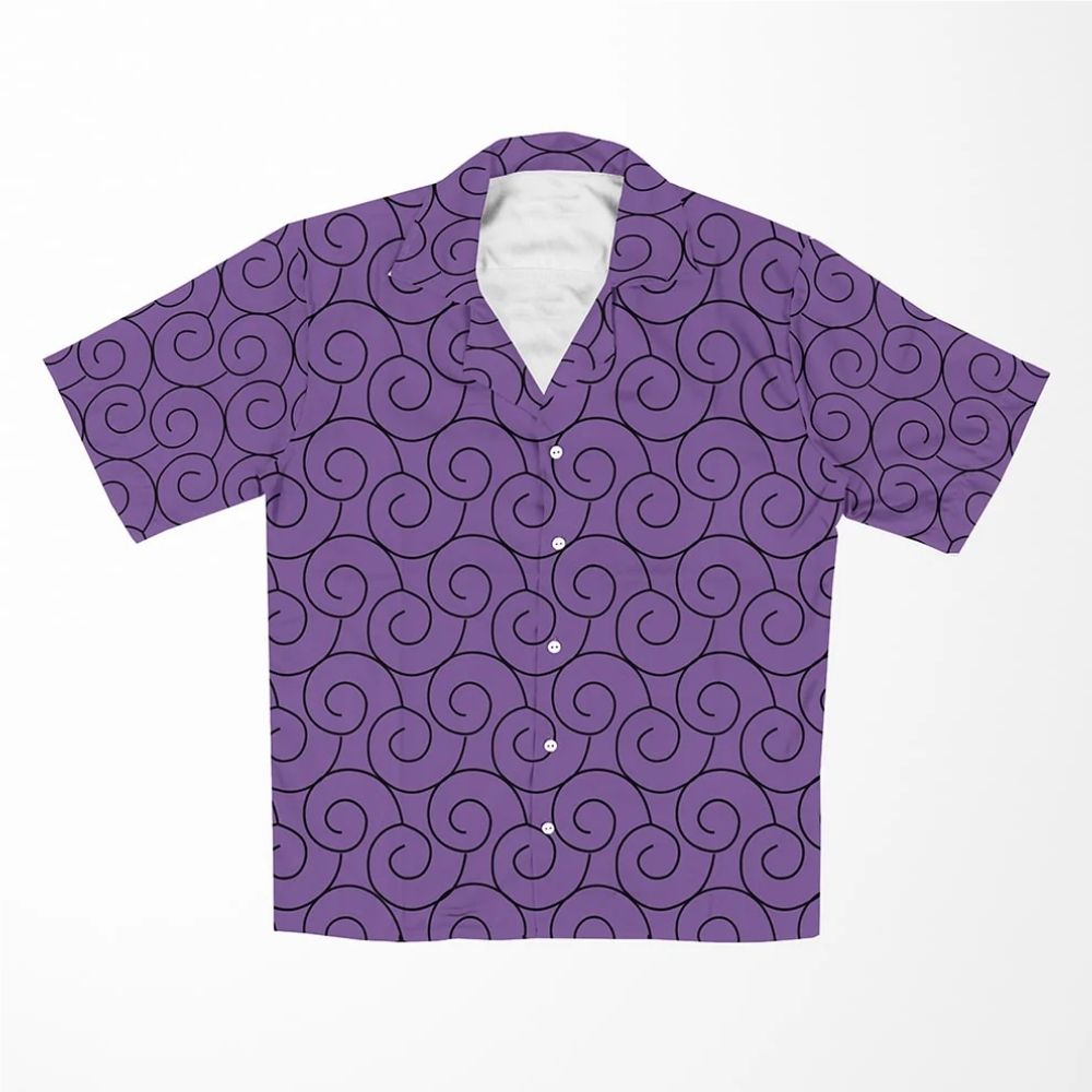 One Piece Hawaiian Shirts – Akuma No Mi Pattern Hawaiian Shirt